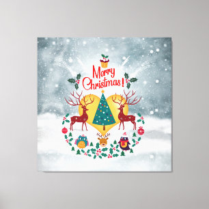 Weihnachts-Soul Ankündigung Postkarte Leinwanddruck