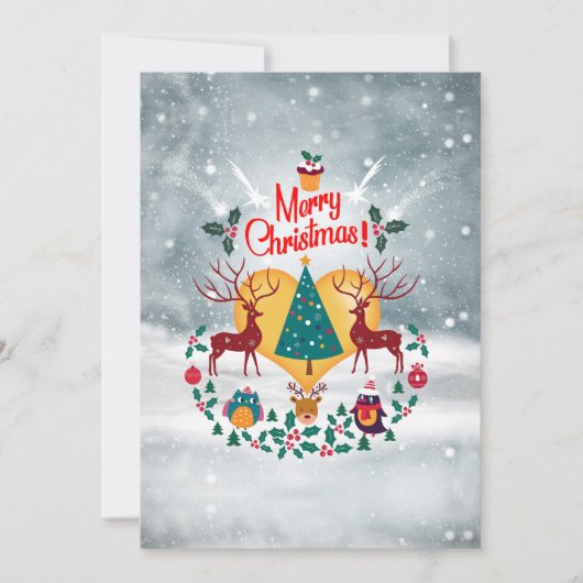 Weihnachts-Soul Feiertagskarte (Vorderseite)