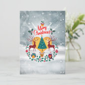 Weihnachts-Soul Feiertagskarte (Stehend Vorderseite)