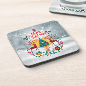 Weihnachts-Soul Getränkeuntersetzer (Linke Seite)