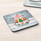 Weihnachts-Soul Getränkeuntersetzer (Linke Seite)