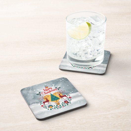 Weihnachts-Soul Getränkeuntersetzer (Rechte Seite)