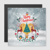 Weihnachts-Soul Magnetkarte (Vorne/Hinten)