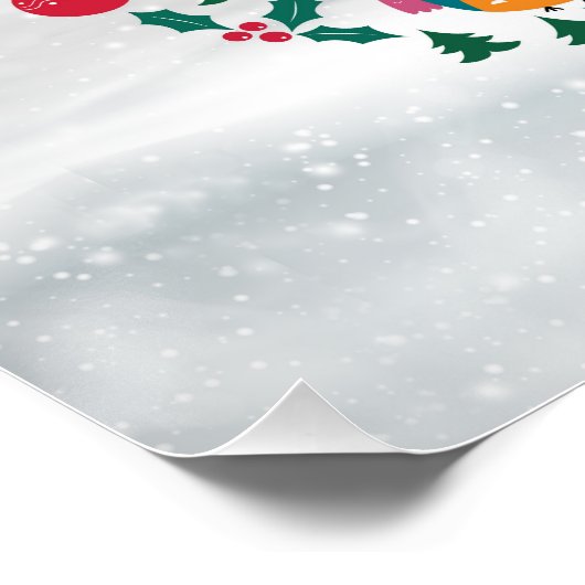 Weihnachts-Soul Poster (Ecke)