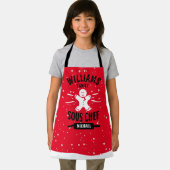 Weihnachts-Sous-Koch, passende Familie Schürze (Insitu)