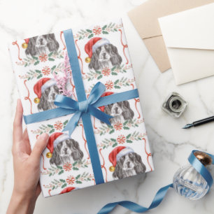 Weihnachts-Spanisch-Dog-Wrapping Paper Geschenkpapier