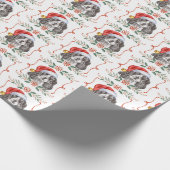 Weihnachts-Spanisch-Dog-Wrapping Paper Geschenkpapier (Ecke)