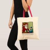 Weihnachts-Spaß Canvas Tasche "Spectickles" (Vorderseite (Produkt))