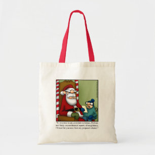 Weihnachts-Spaß Canvas Tasche "Spectickles"