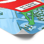 Weihnachts-Spaß des Weihnachtsmanns: Wie geht es m Poster (Ecke)