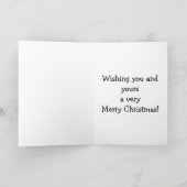 Weihnachts-Spaß-Grußkarte Feiertagskarte (Innenseite)