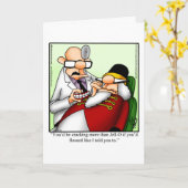 Weihnachts-Spaß-Grußkarte Karte (Gelbe Blume)