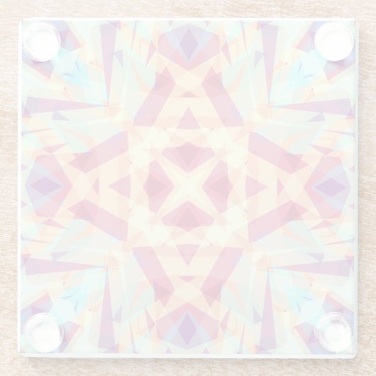 Weihnachts Spaß hell fröhlich Jolly Modernes Muste Glasuntersetzer (Rückseite)