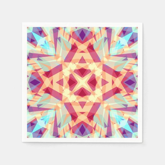 Weihnachts Spaß hell fröhlich Jolly Modernes Muste Serviette (Vorderseite)