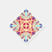 Weihnachts Spaß hell fröhlich Jolly Modernes Muste Serviette (Ecke)