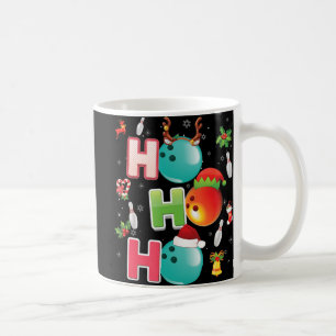 Weihnachts Spaß Ho Ho Ho Bowling Pajama Santa Love Kaffeetasse