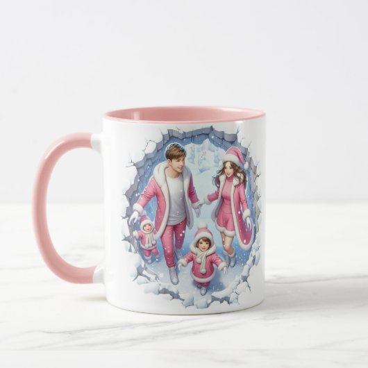 Weihnachts-Spaß-Kaffee-Tasse Tasse (Links)