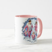 Weihnachts-Spaß-Kaffee-Tasse Tasse (VorderseiteRechts)