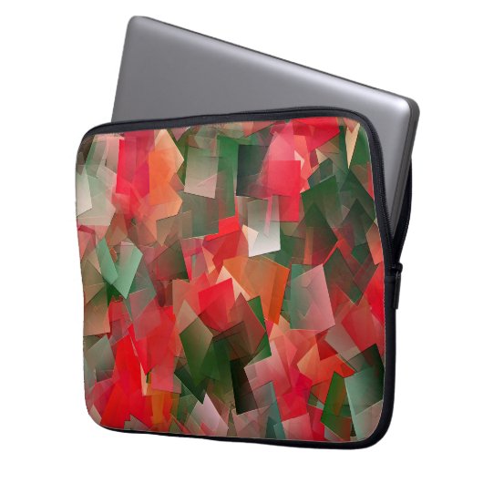 Weihnachts Spaß..... Laptopschutzhülle (Vorderseite Links)