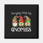 Weihnachts-Spaß mit meiner Gnomies-Familie Magnet (Vorne)
