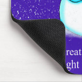 Weihnachts-Spaß Mousepad für sie (Ecke)