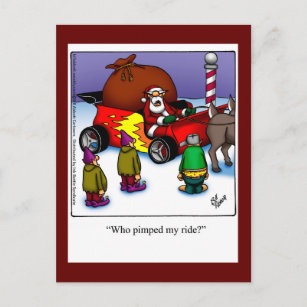 Weihnachts-Spaß Postkarte