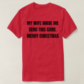 Weihnachts-Spaß Rude Offensive Unpassender Chris T-Shirt (Design vorne)