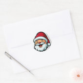 Weihnachts-Spaß Runder Aufkleber (Umschlag)