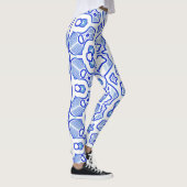 Weihnachts Special blue white "Ratti_Creative_Arts Leggings (Rechts)