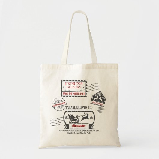 Weihnachts Special Delivery Tote Bag Tragetasche (Vorne)