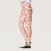 Weihnachts Special Red white "Ratti_Creative_Arts" Leggings (Links)