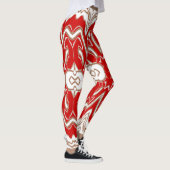 Weihnachts Special Rot weiß "Ratti_Creative_Arts Leggings (Rechts)