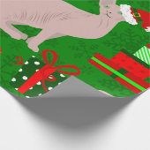 Weihnachts-Sphinx Geschenkpapier (Ecke)
