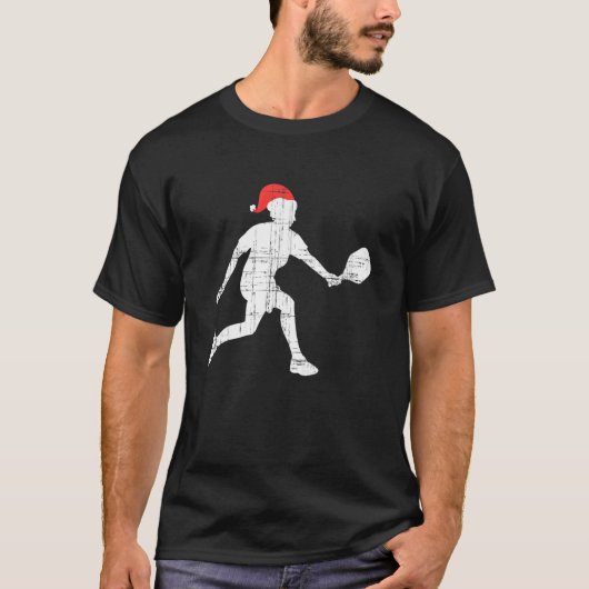 Weihnachts-Spieler Weihnachten Pickleball Weihnach T-Shirt (Vorderseite)