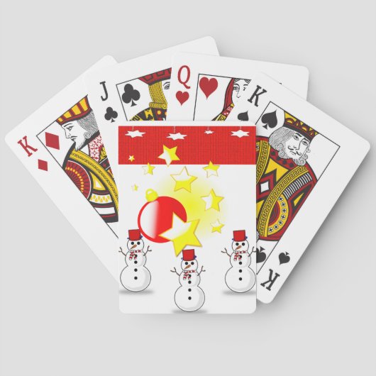 Weihnachts-Spielkarten-Deck Spielkarten (Rückseite)