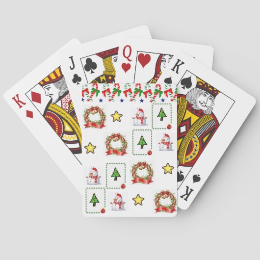 Weihnachts-Spielkarten-Deck Spielkarten (Rückseite)