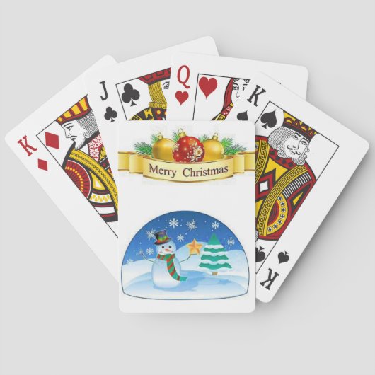 Weihnachts-Spielkarten-Deck Spielkarten (Rückseite)