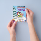 Weihnachts-Spielzeug-Aktion Familie oder Unternehm Flyer (Gruppe)