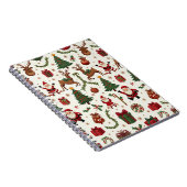 Weihnachts-Spiral-Foto Notebook Notizblock (Rechte Seite)