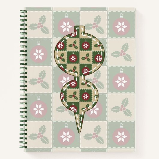 Weihnachts-Spiral-Notebook Notizblock (Vorderseite)
