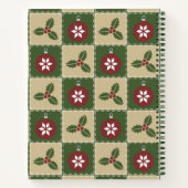 Weihnachts-Spiral-Notebook Notizblock (Rückseite)