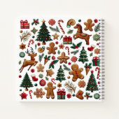 Weihnachts-Spiral-Notebook Notizblock (Rückseite)