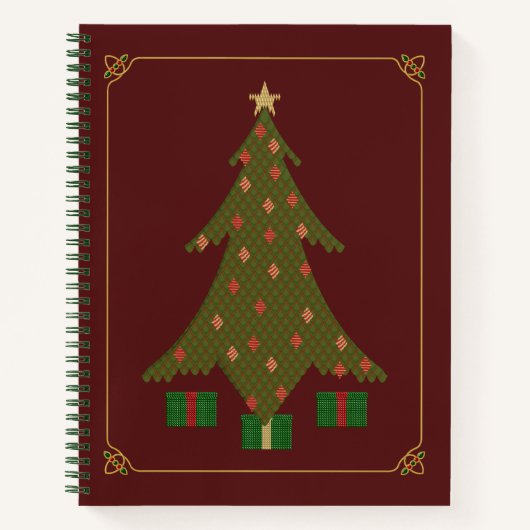 Weihnachts-Spiral-Notebook Notizbuch (Vorderseite)