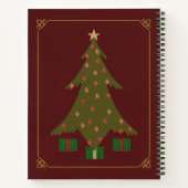 Weihnachts-Spiral-Notebook Notizbuch (Rückseite)