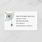 Weihnachts-Spirit-Web-Lichter Gothof Visitenkarte (Rückseite)