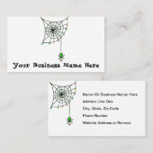 Weihnachts-Spirit-Web-Lichter Gothof Visitenkarte (Vorne/Hinten)