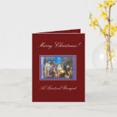 Weihnachts Spirituelle Bouquet Karte (Gelbe Blume)