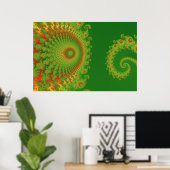 Weihnachts-Spiroposter Poster (Heimbüro)