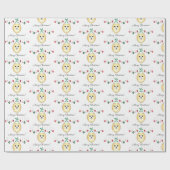 Weihnachts-Spitz Geschenkpapier (Flach)