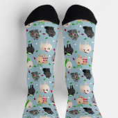 Weihnachts-Spitz Socken (Oben)